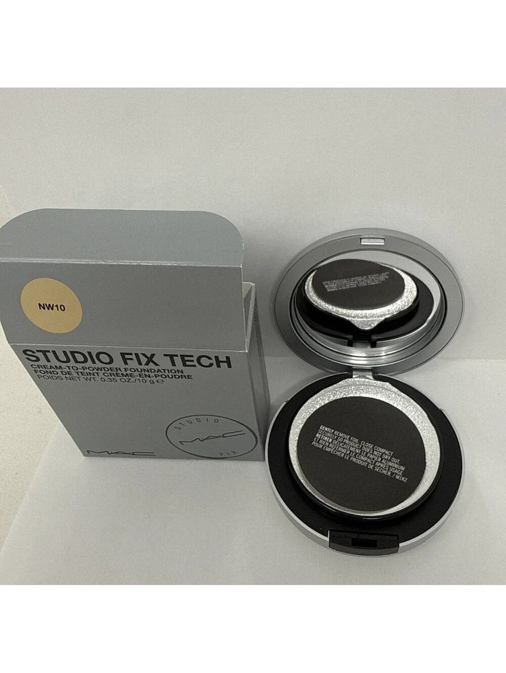 MAC Studio Fix Tech Cream-To-Powder Foundation ~ NW10 ~ Full Size ~ New🎁 RN 3